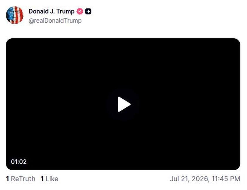 Post preview from Donald Trump