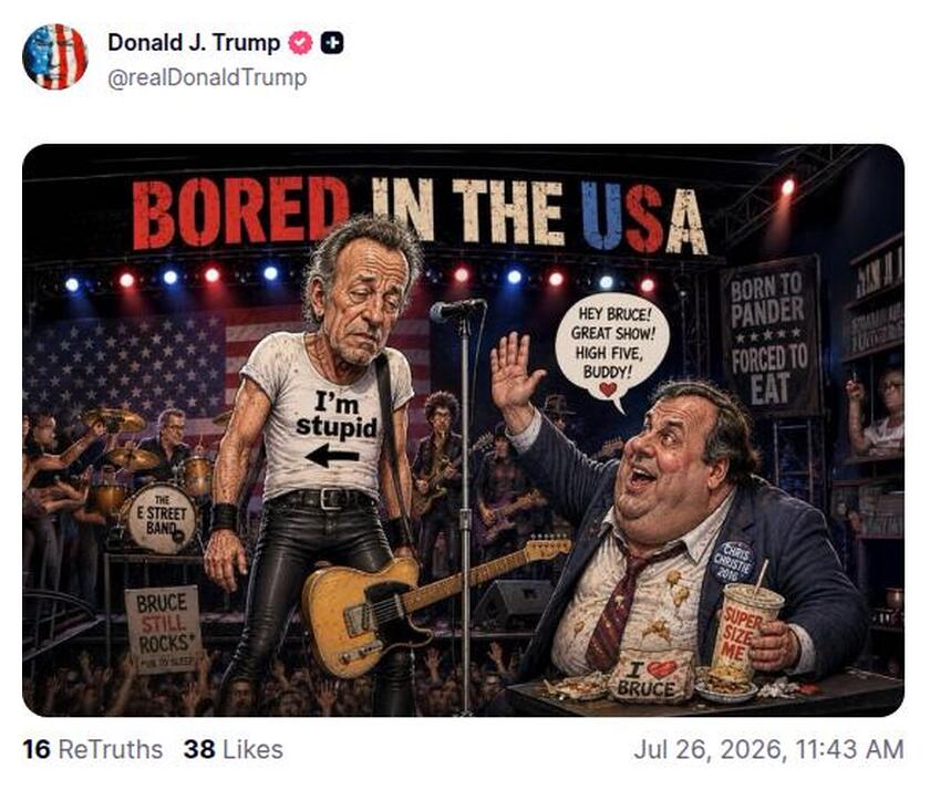 Post preview from Donald Trump