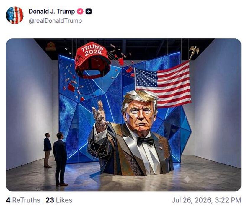 Post preview from Donald Trump
