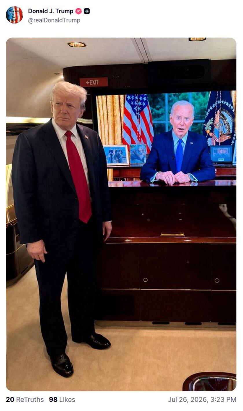 Post preview from Donald Trump