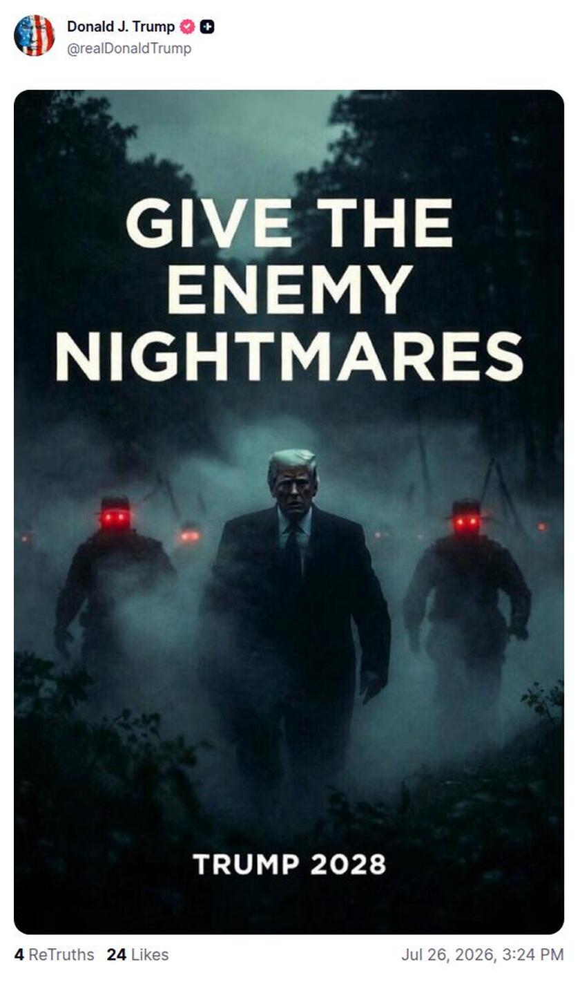 Post preview from Donald Trump