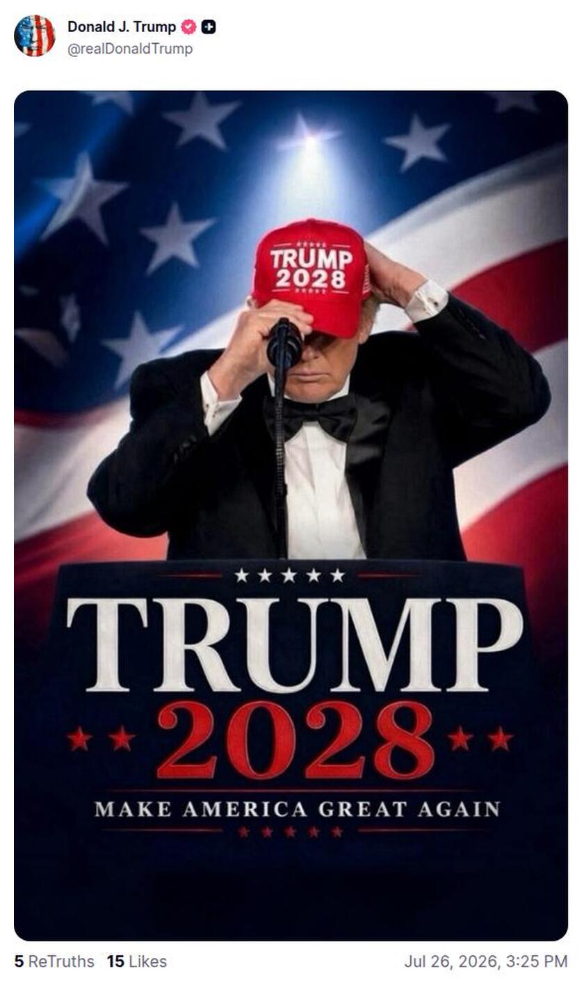 Post preview from Donald Trump