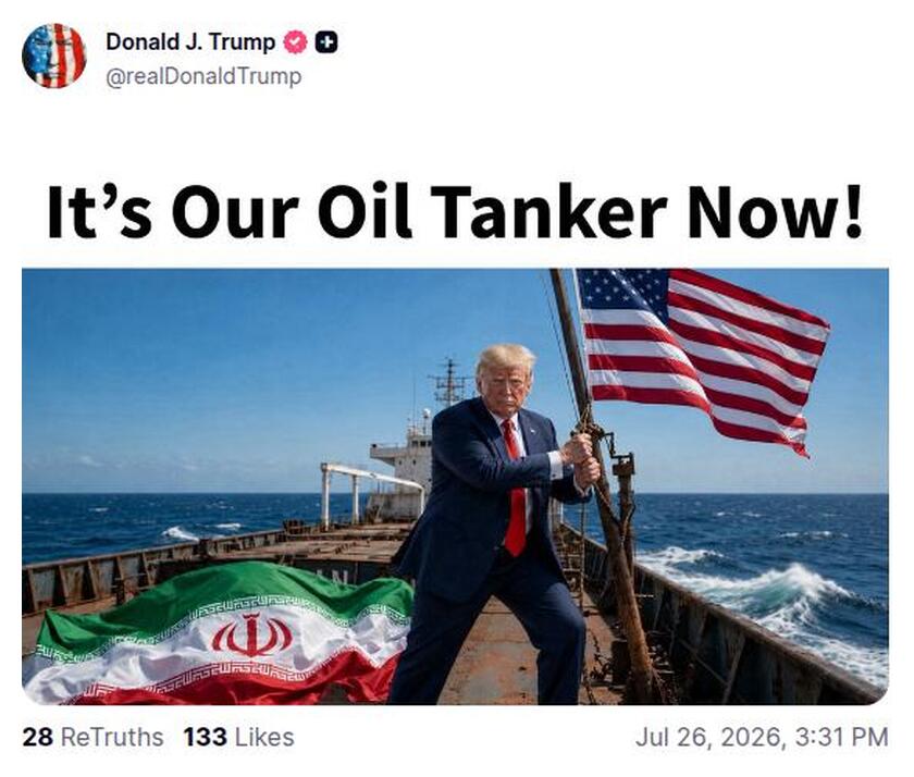 Post preview from Donald Trump