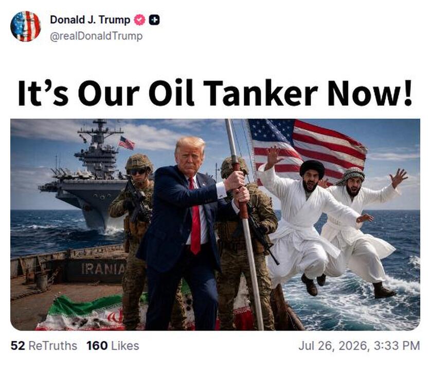 Post preview from Donald Trump