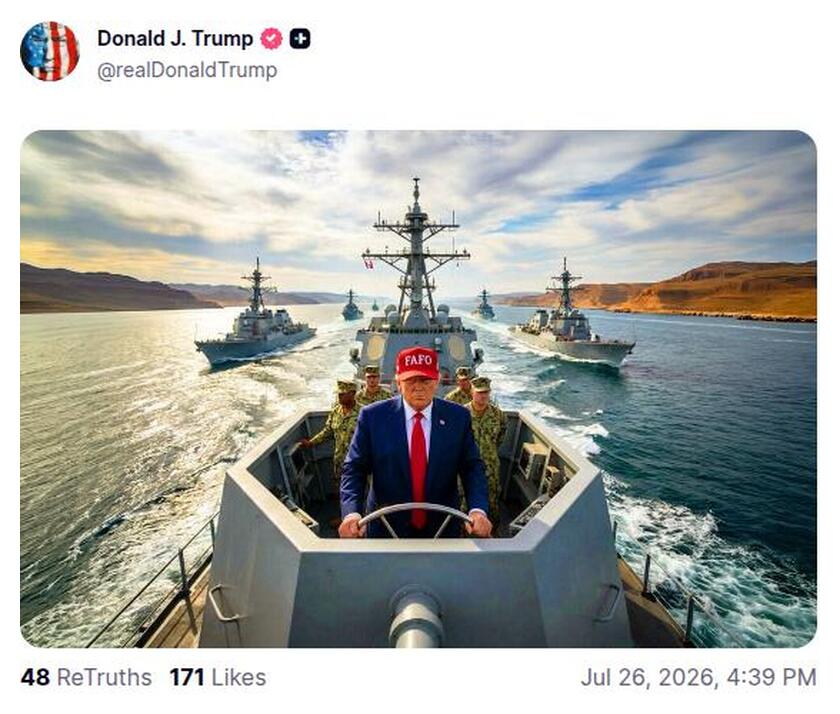 Post preview from Donald Trump