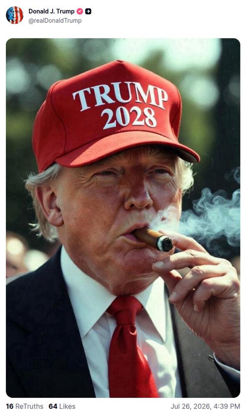 Post preview from Donald Trump