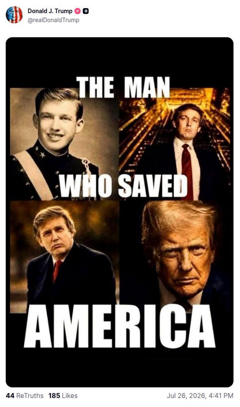 Post preview from Donald Trump