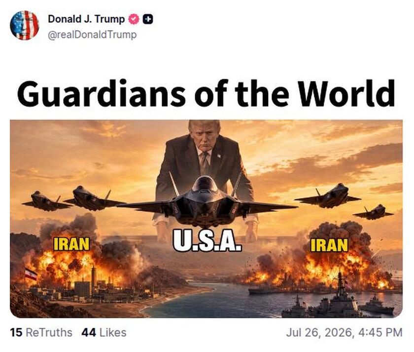 Post preview from Donald Trump