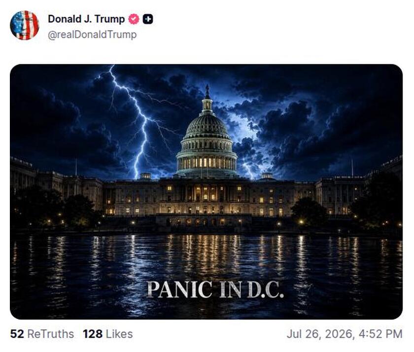 Post preview from Donald Trump