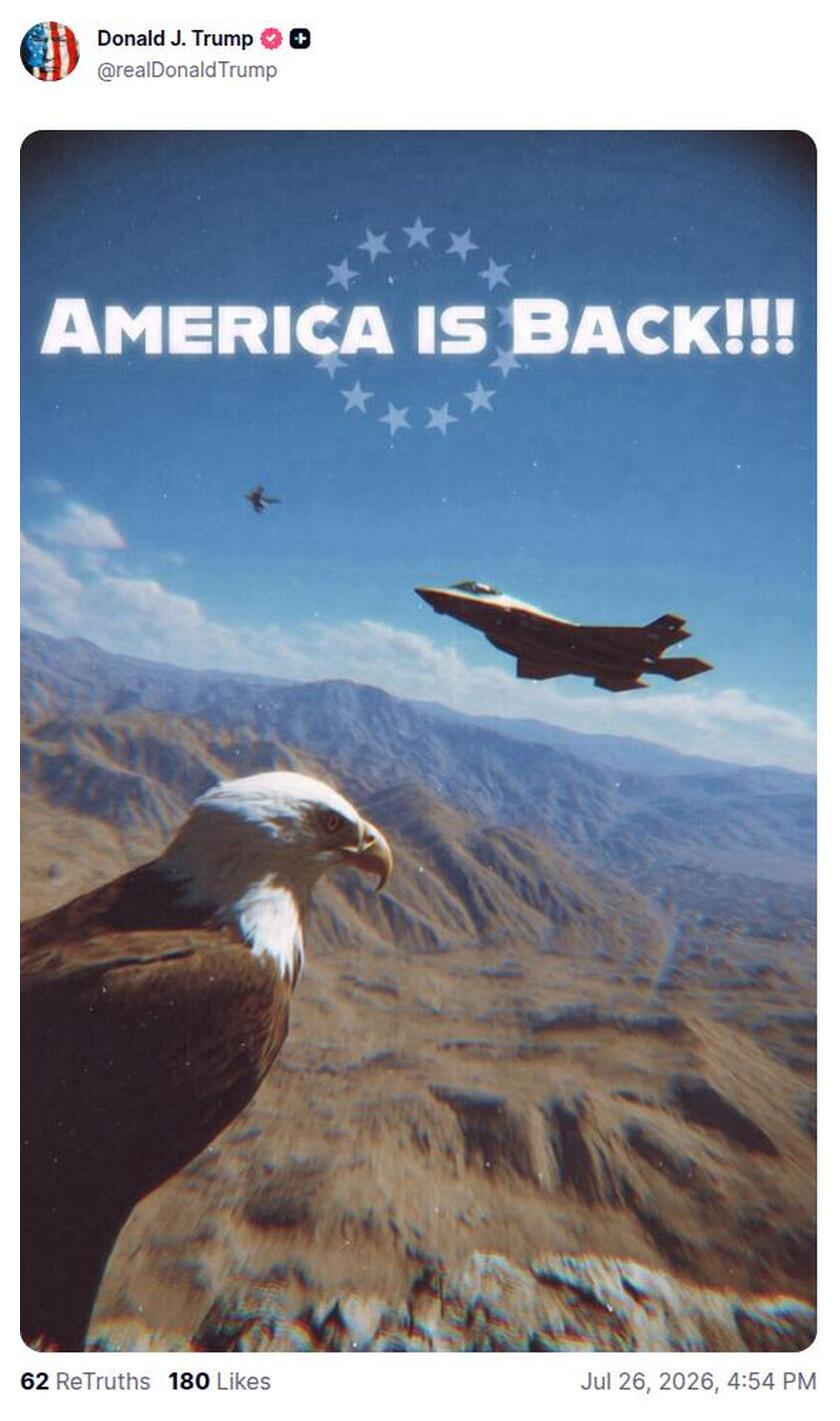 Post preview from Donald Trump