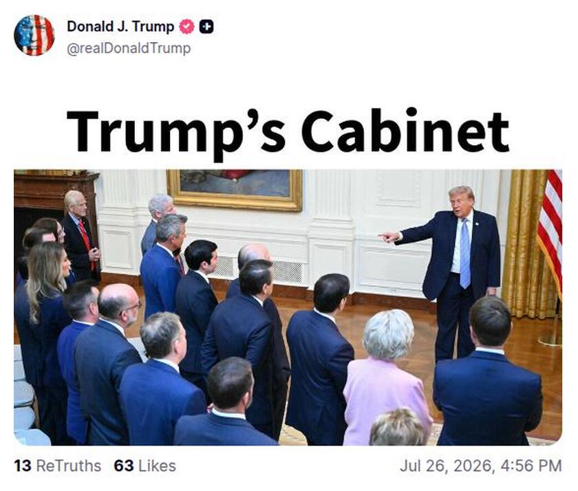 Post preview from Donald Trump