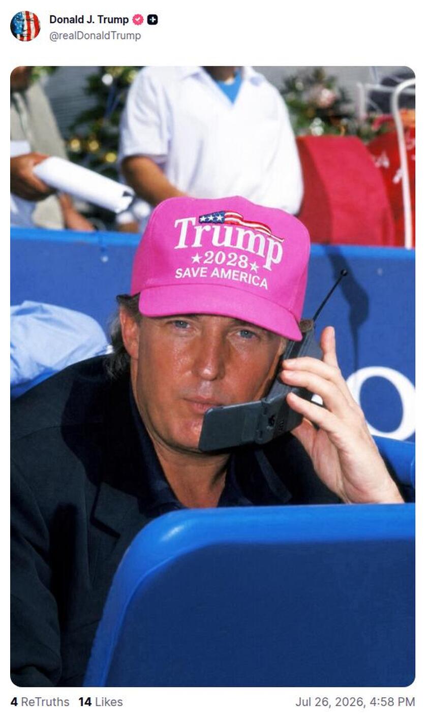 Post preview from Donald Trump
