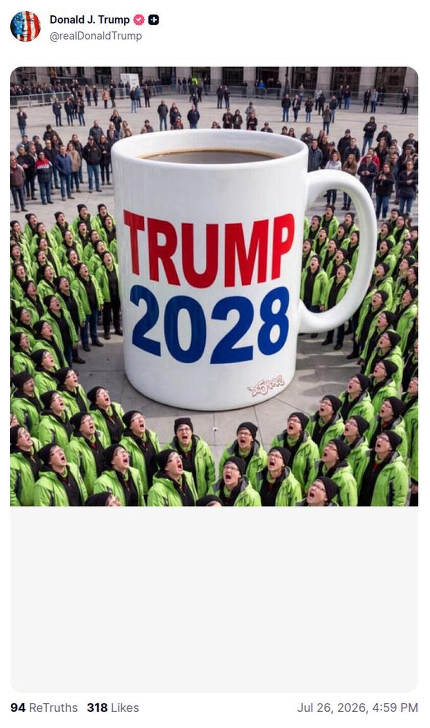 Post preview from Donald Trump