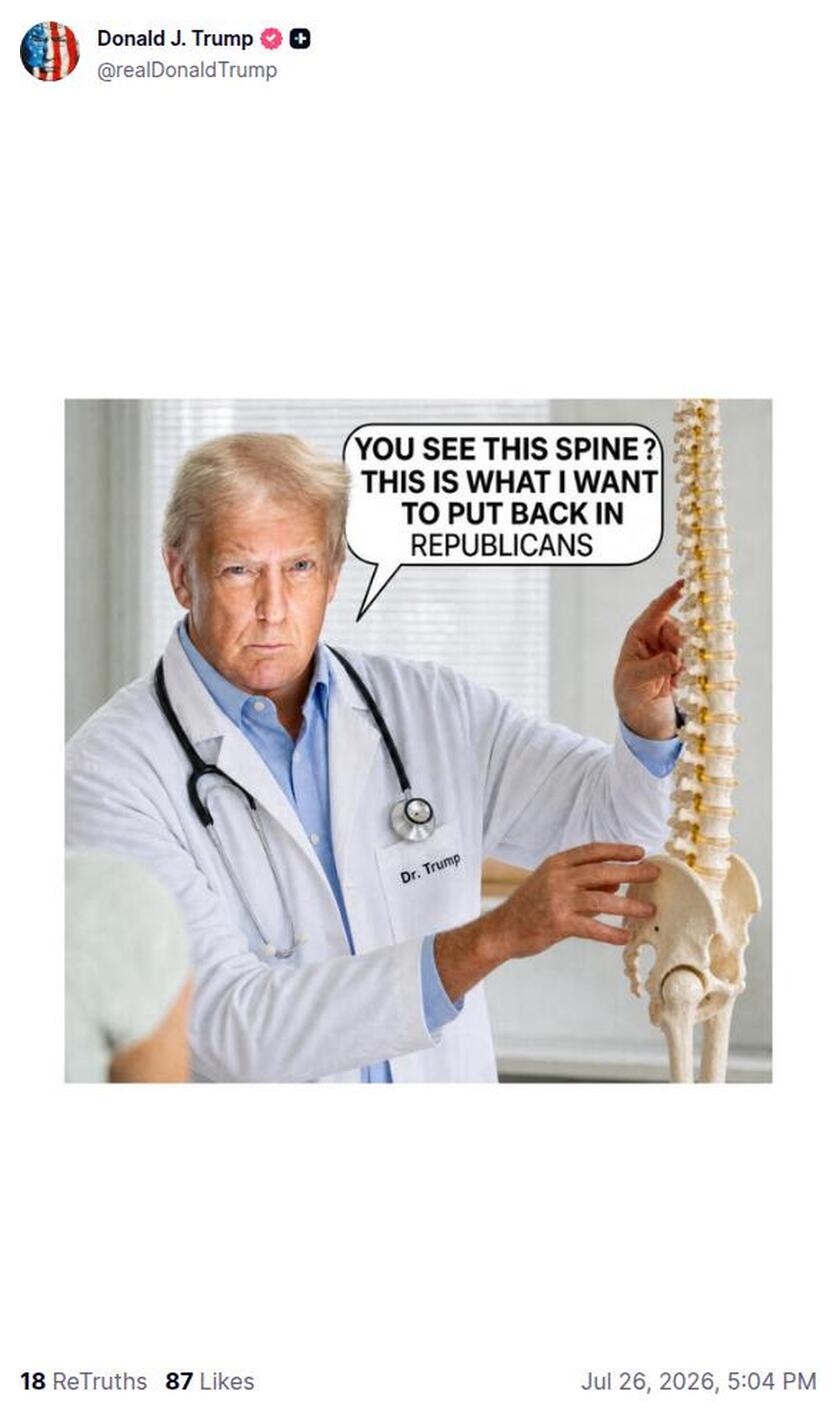 Post preview from Donald Trump