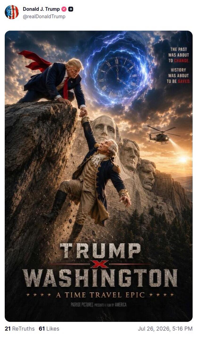 Post preview from Donald Trump