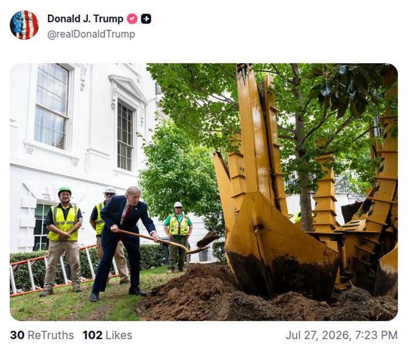 Post preview from Donald Trump