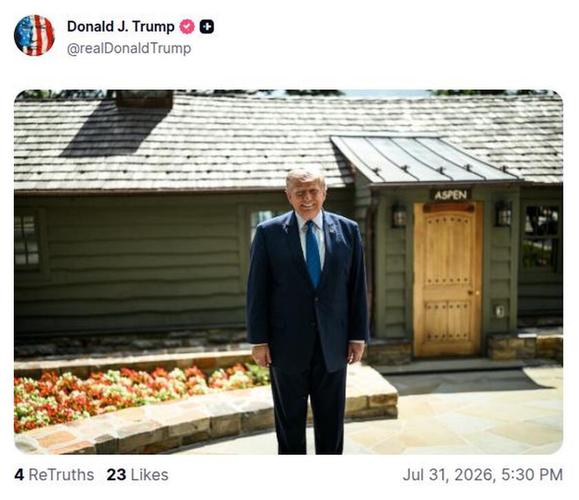 Post preview from Donald Trump