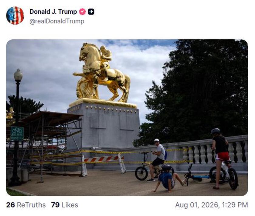 Post preview from Donald Trump