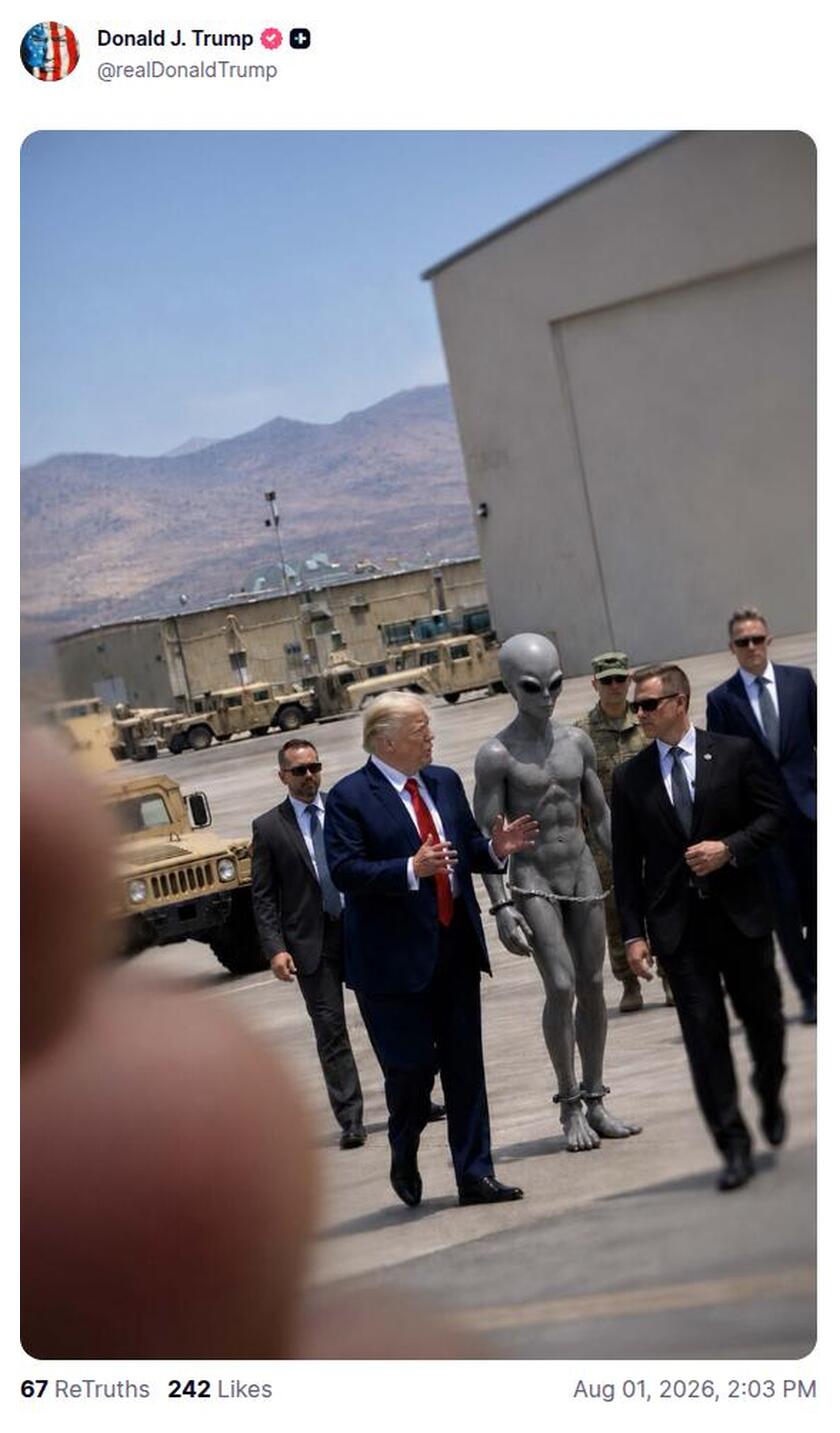 Post preview from Donald Trump