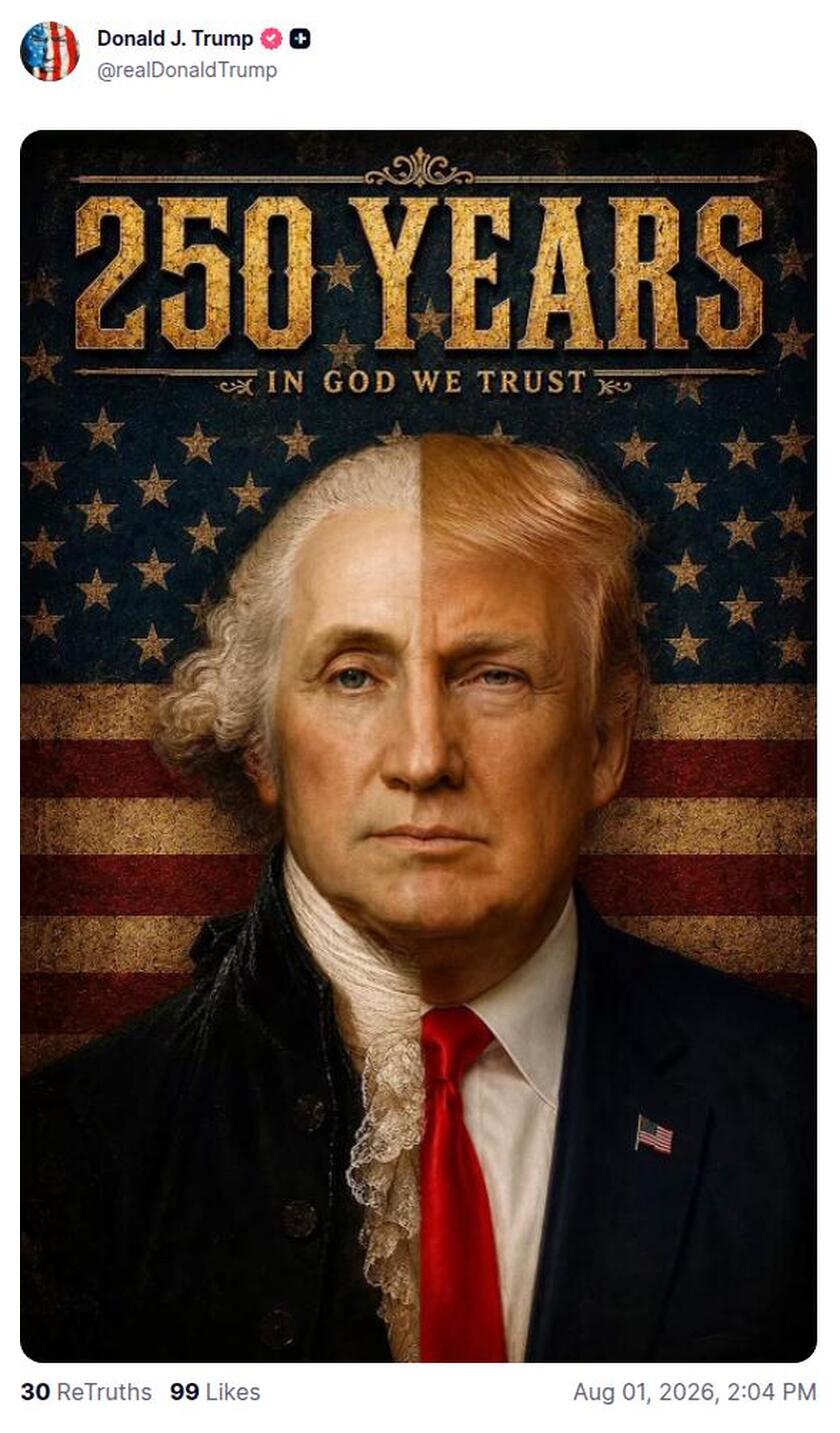 Post preview from Donald Trump