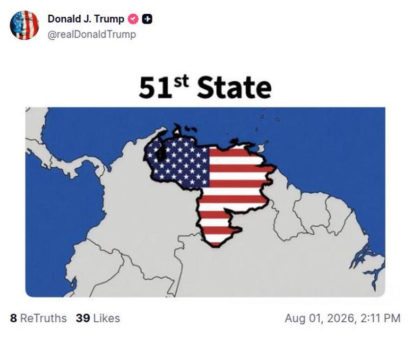 Post preview from Donald Trump