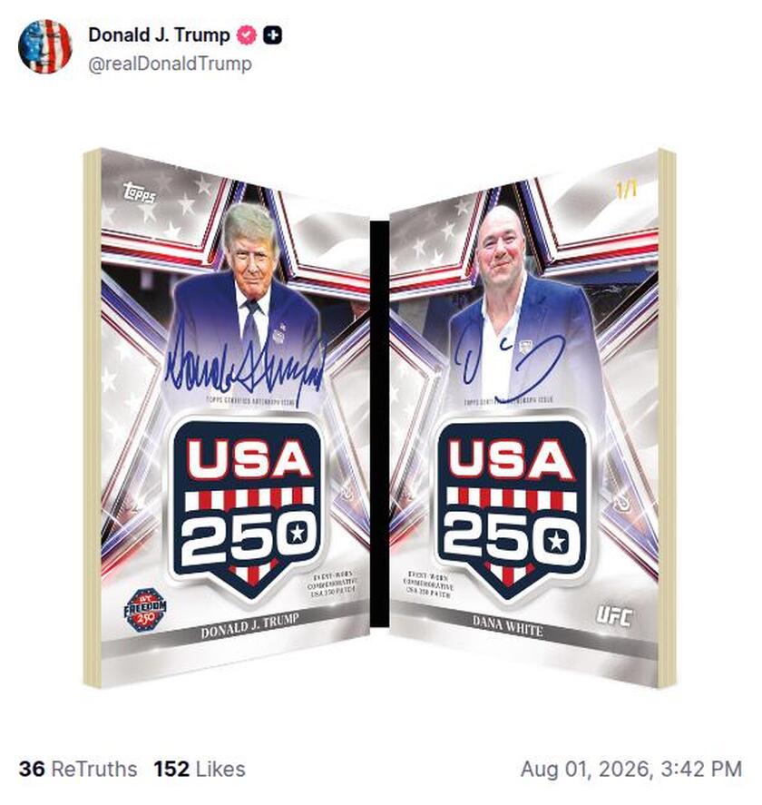 Post preview from Donald Trump