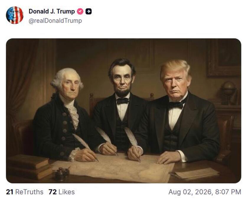 Post preview from Donald Trump