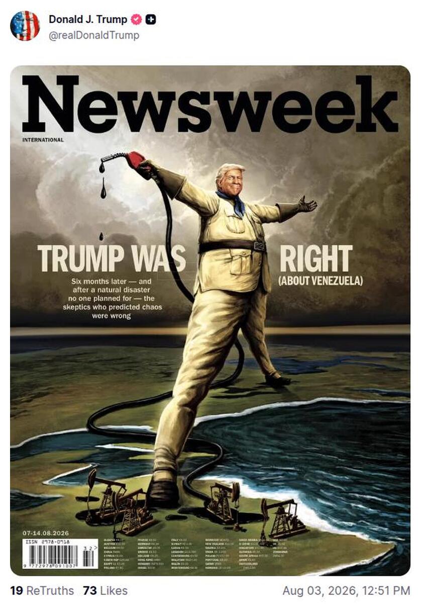 Post preview from Donald Trump
