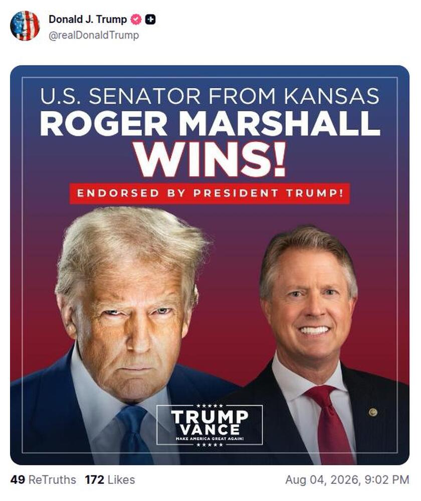 Post preview from Donald Trump