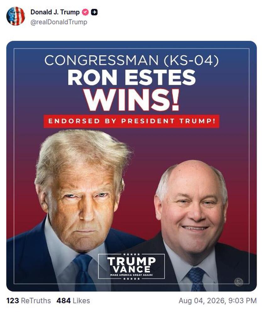 Post preview from Donald Trump