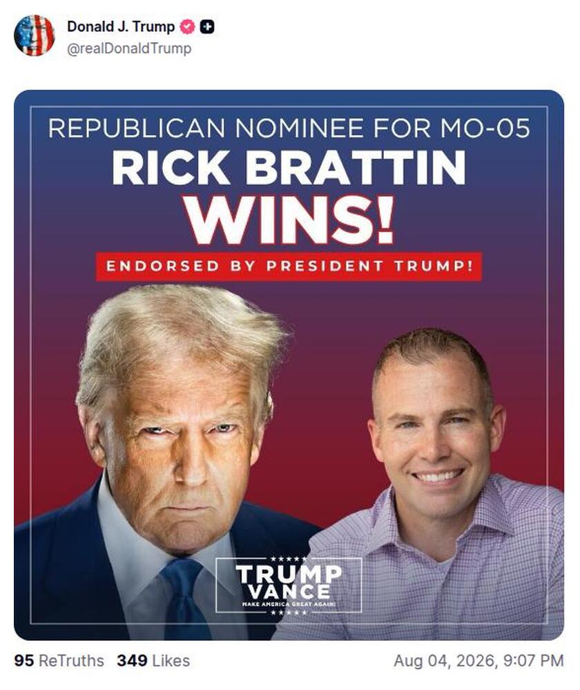 Post preview from Donald Trump