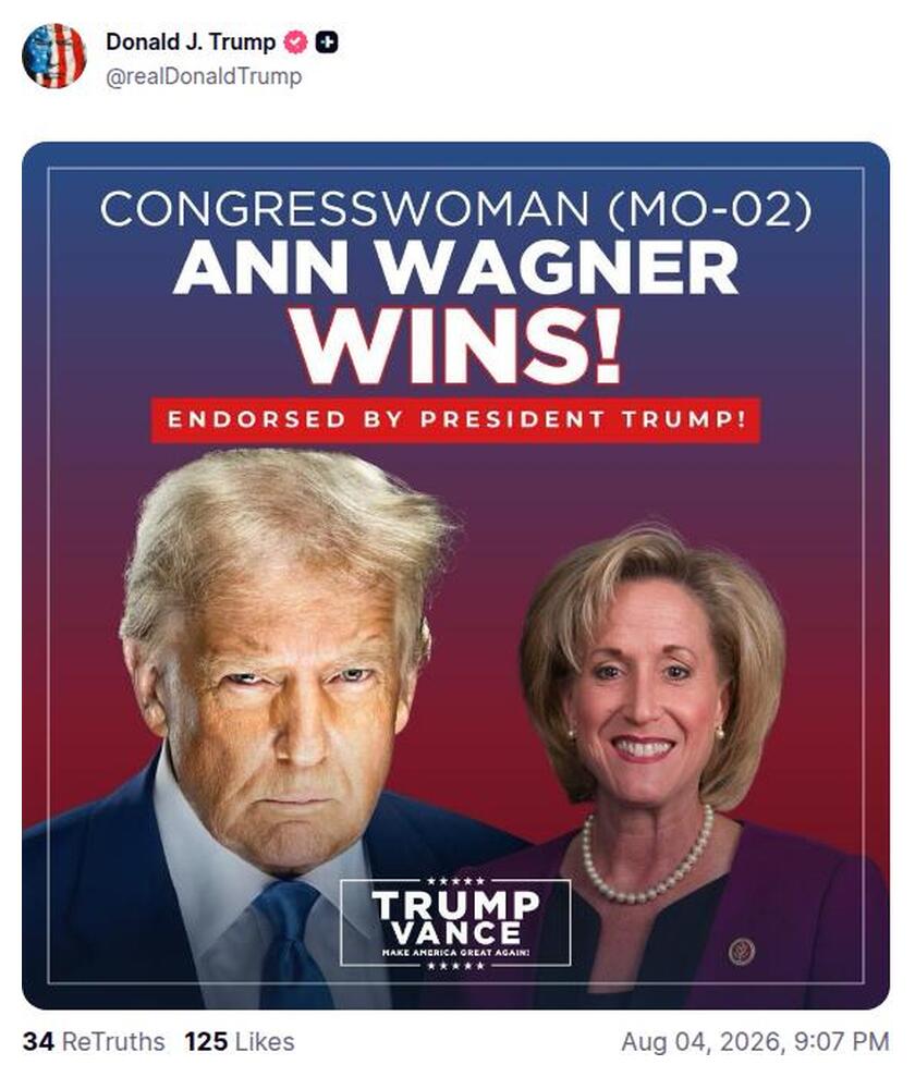 Post preview from Donald Trump