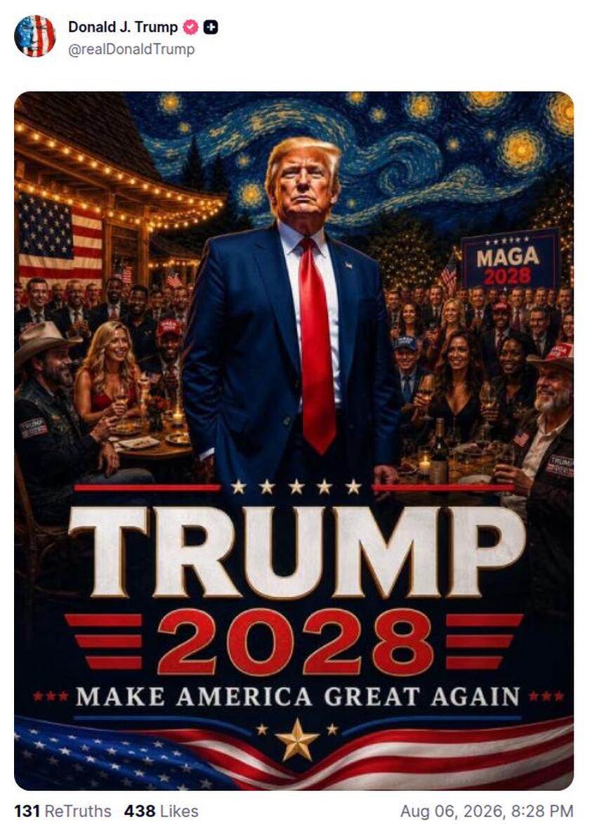 Post preview from Donald Trump