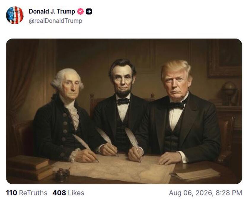 Post preview from Donald Trump