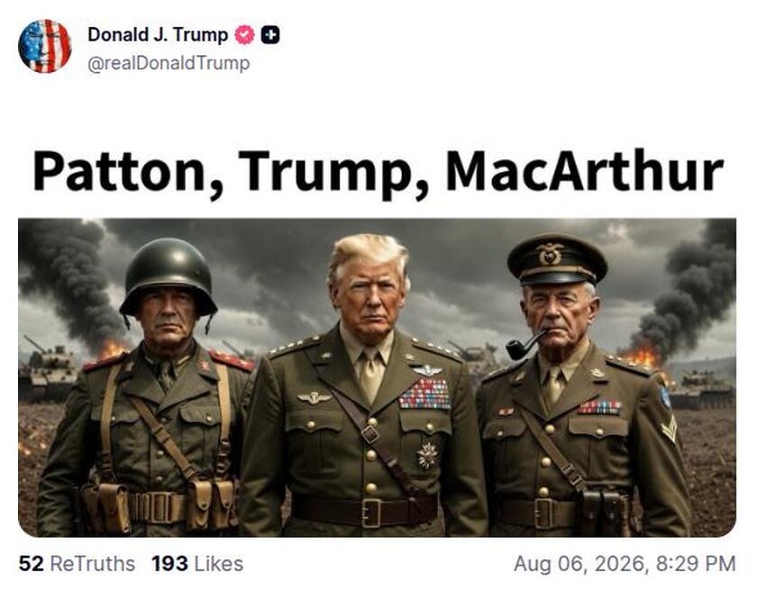 Post preview from Donald Trump