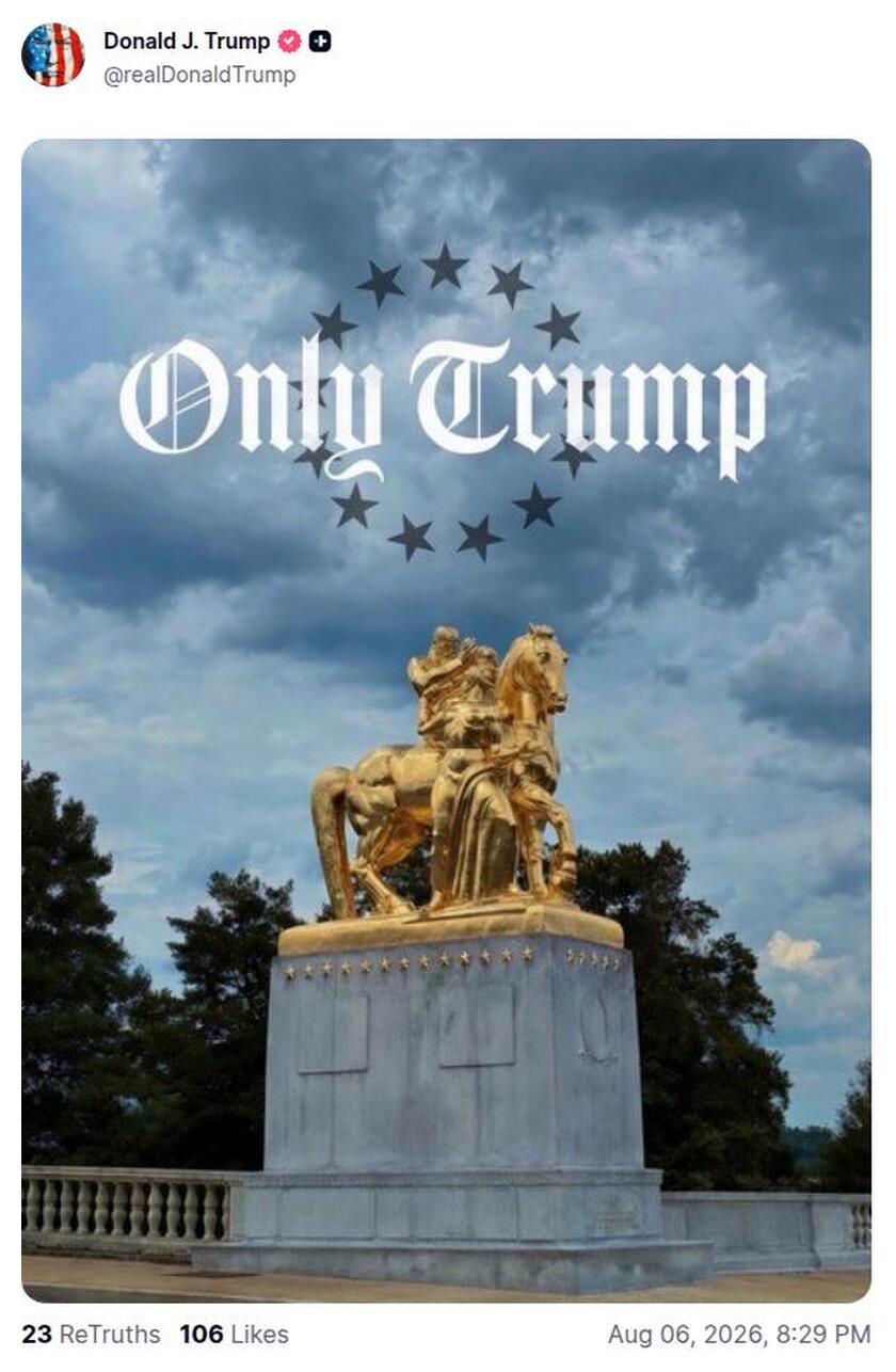 Post preview from Donald Trump