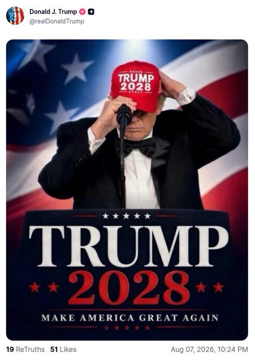 Post preview from Donald Trump