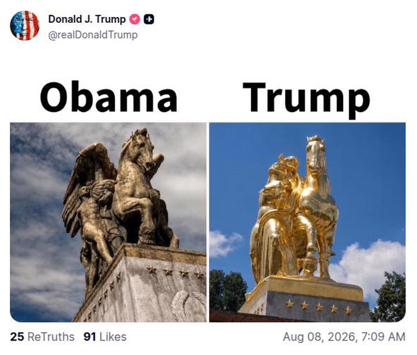 Post preview from Donald Trump