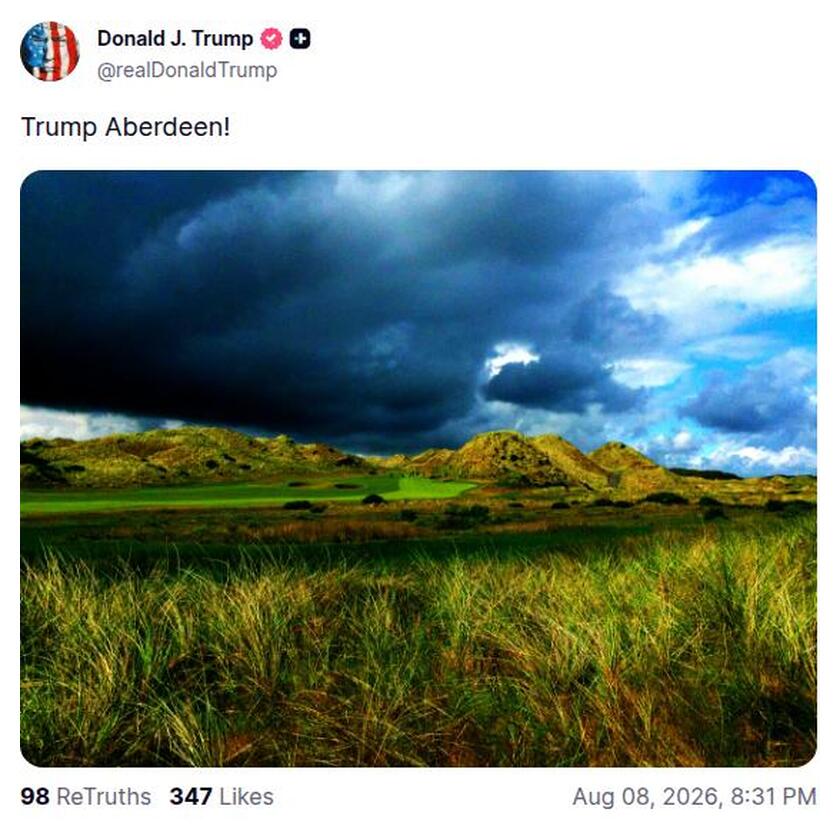 Post preview from Donald Trump