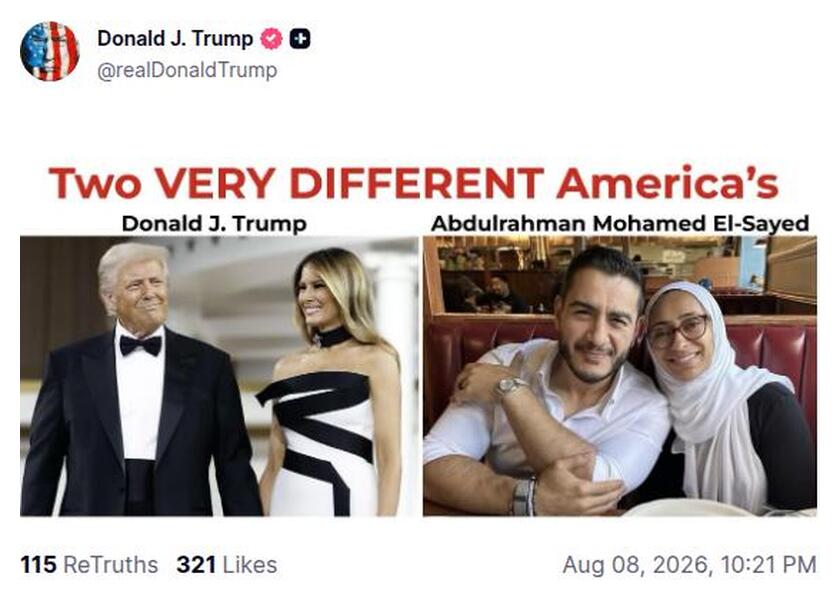 Post preview from Donald Trump