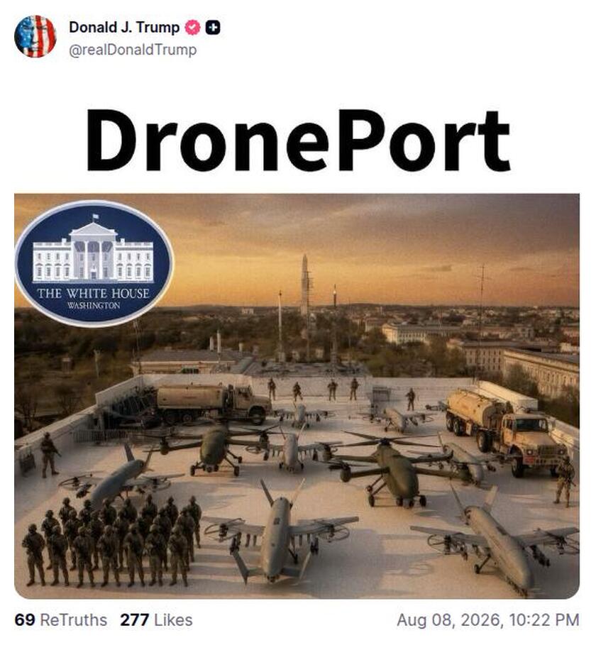 Post preview from Donald Trump