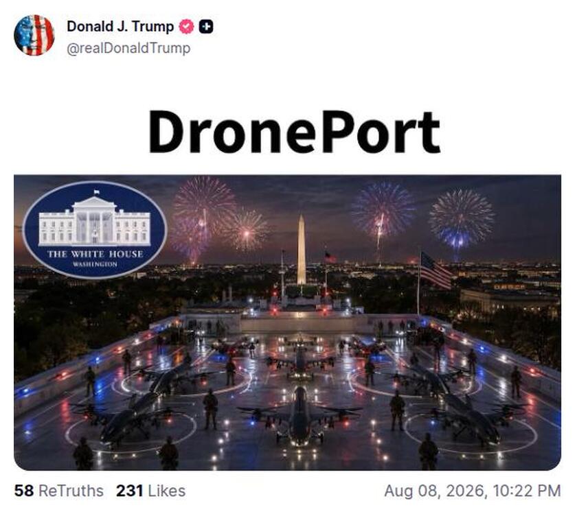 Post preview from Donald Trump