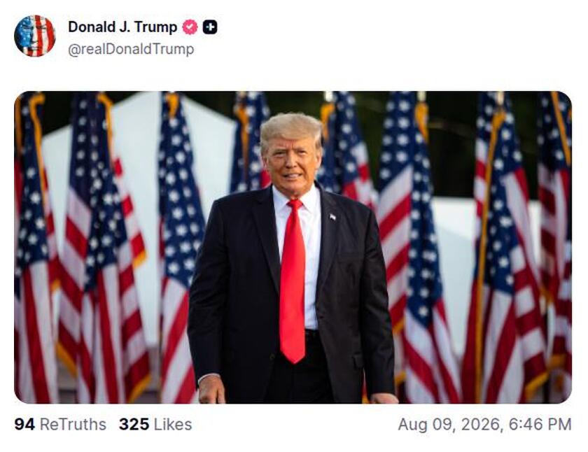 Post preview from Donald Trump
