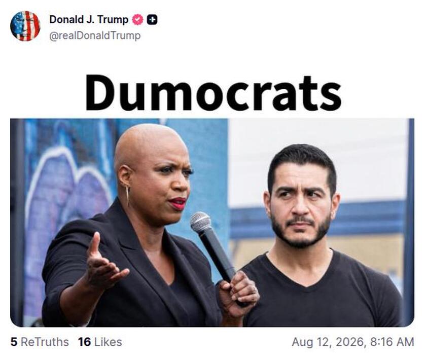 Post preview from Donald Trump