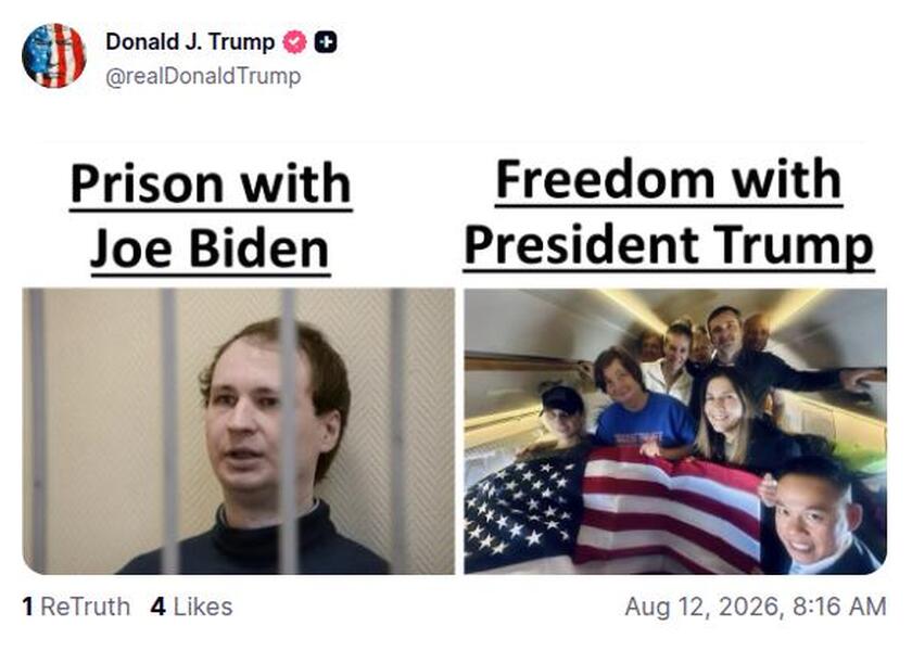 Post preview from Donald Trump