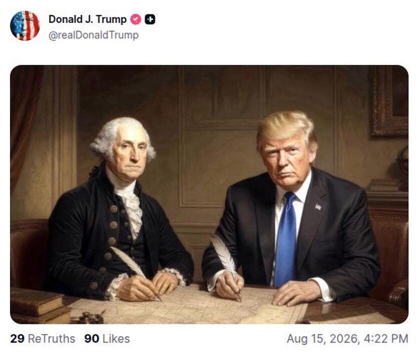 Post preview from Donald Trump