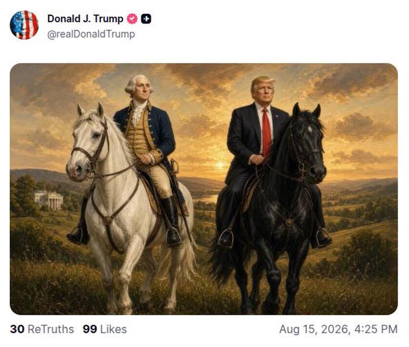 Post preview from Donald Trump