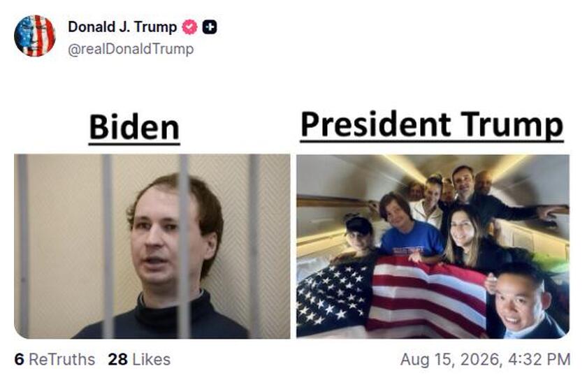 Post preview from Donald Trump