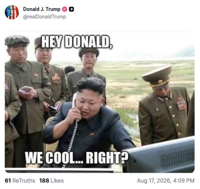 Post preview from Donald Trump