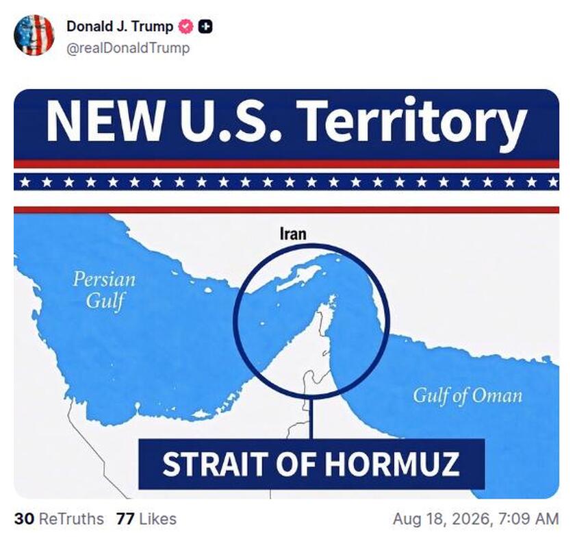 Post preview from Donald Trump